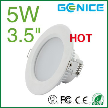 AC100-240V 3.5inch Lifud Non-isolated driver 400lm 5w Led Downlights